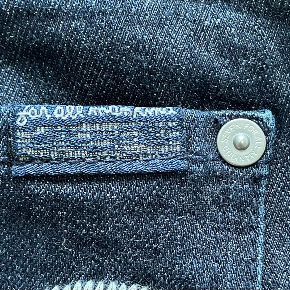 7 Dark Wash Straight Leg Jeans 29 - Picture 11 of 13